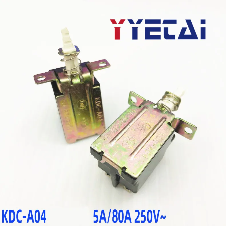 

YYT 2PCS KDC-A04-(88) 4-pin power amplifier computer audio button accessories power switch 5A/80A250V speaker
