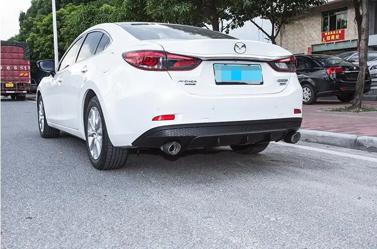 Для Mazda 6 Atenza ABS задний бампер диффузор защитные бамперы для 2014 2019 Боди Комплект