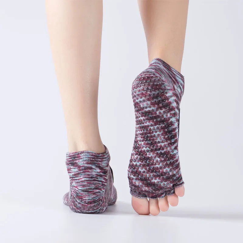 3 шт. новые носки для йоги женские спортивные с открытой спиной дышащие открытым