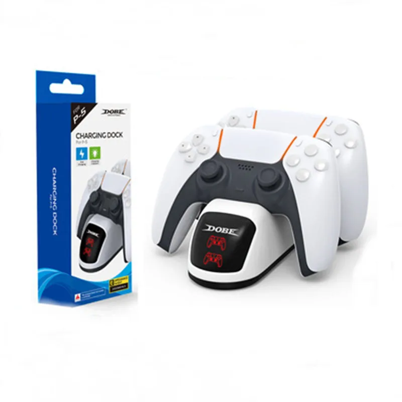 

LIENG New Product Charger For PS5 Type-C Dual Charging Dock Station Indicator Light For Playstation 5 Gamepad