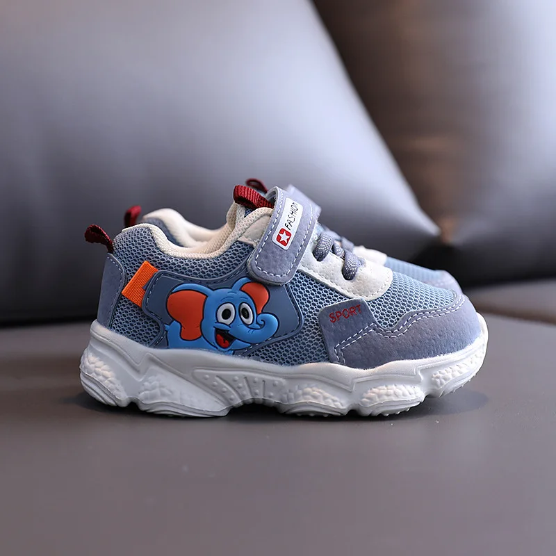 

Kushyshoo Kids Shoes 2020 Fashion Hook&loop Light Mesh Breathable Children Sneakers Soft Bottom Non-slip Wearable Running Shoes