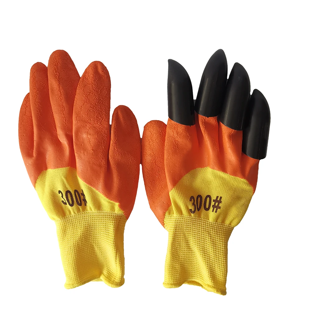 

1 Pairs Gardening Gloves with Claws Puncture Resistant, Waterproof Safe Garden Gloves for Digging, Pruning & Planting