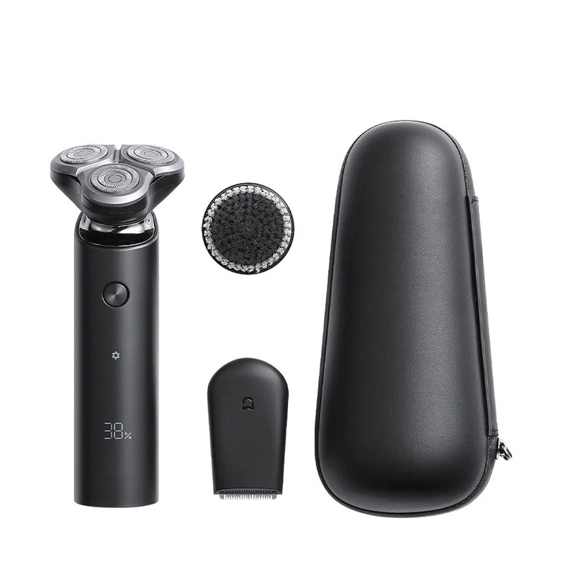 2020 Electric Shaver S500C 3 Head Flex Razor Dry Wet Shaving Washable Portable Beard Trimmer Face Cleansing 3 In 1