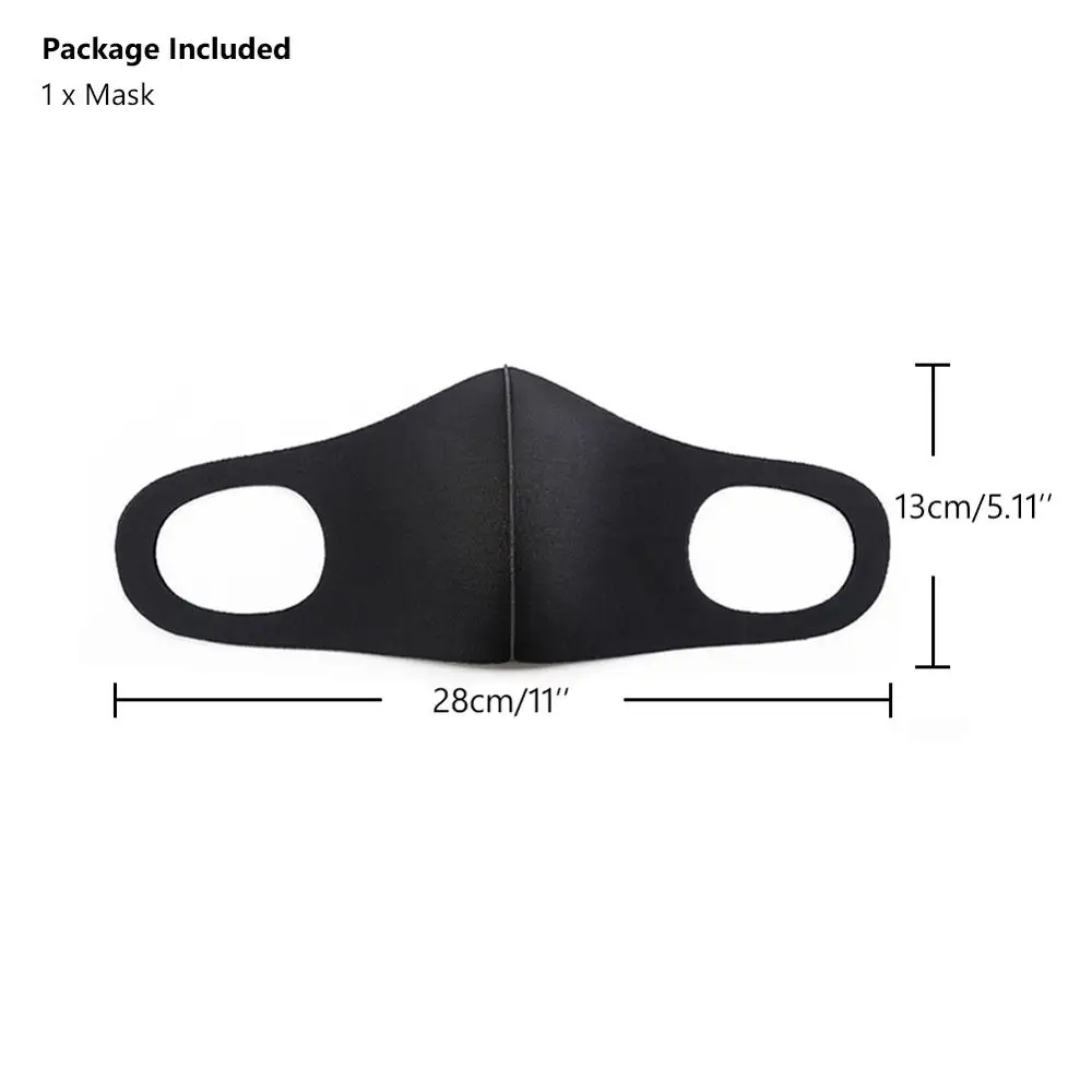 1 шт. 2020 Новая Серая черная розовая маска Пылезащитная для лица многоразовая