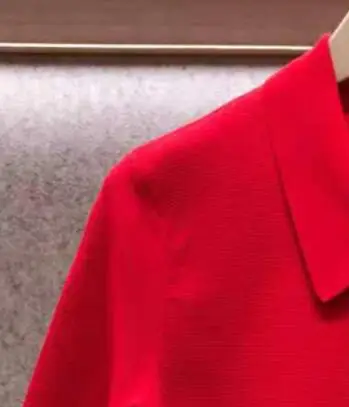 

2021 Spring and Summer New Short-sleeved Shirt Collar Short-sleeved Top Sweater T-shirt Women