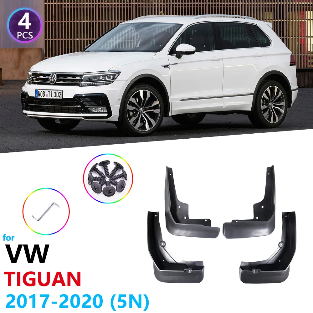Брызговики для Volkswagen VW Tiguan 5N 2017 2018 2019 2020 MK2 брызговики автомобильные аксессуары