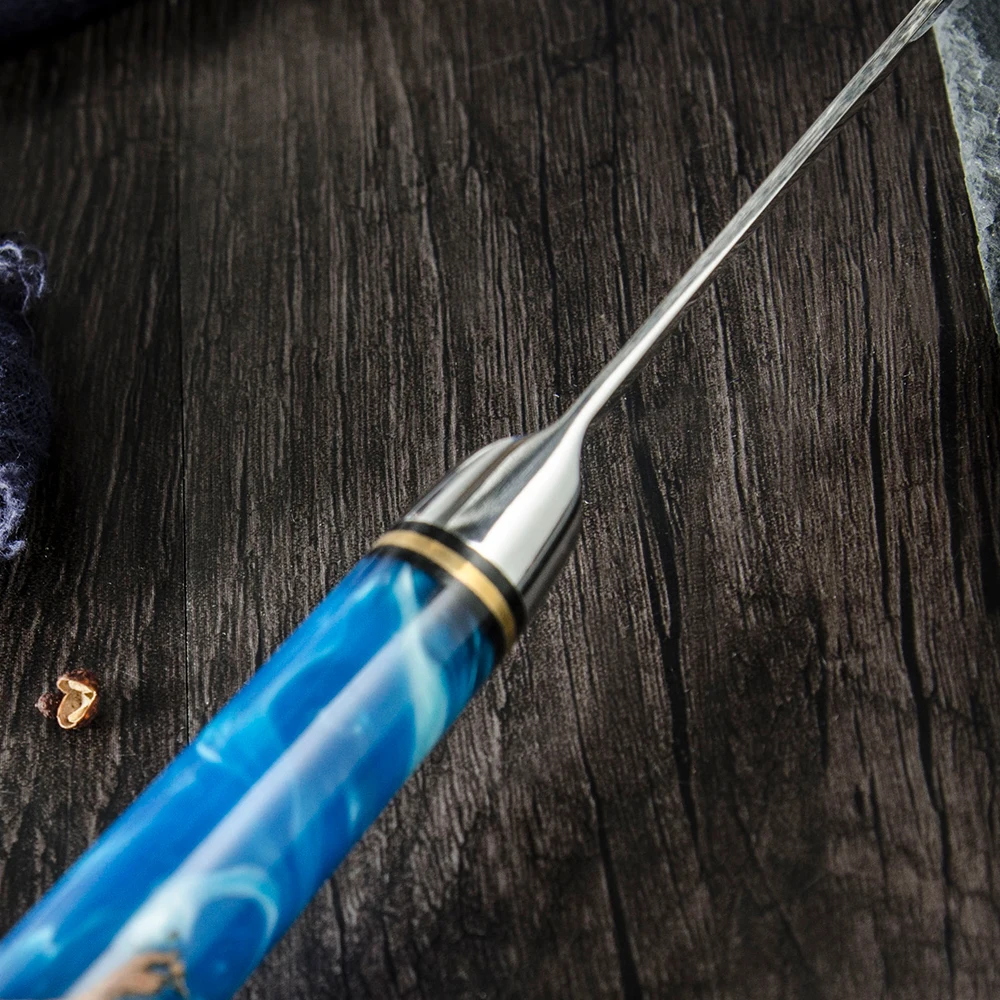 Нож для резки из дамасской стали 67 слоев|Кухонные ножи| |