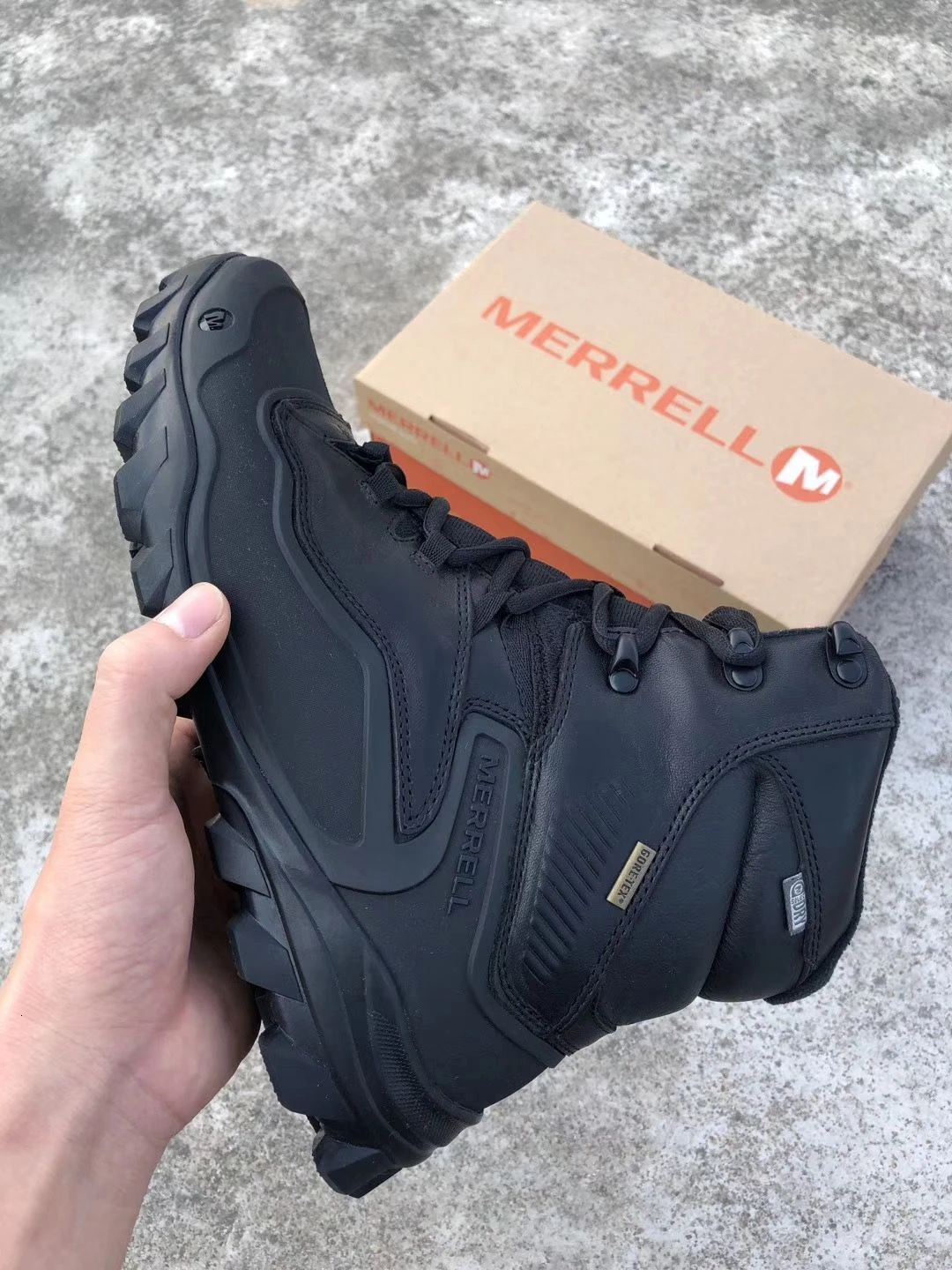 Merrell Мужская обувь для походов осенне-зимние ботинки с высоким берцем