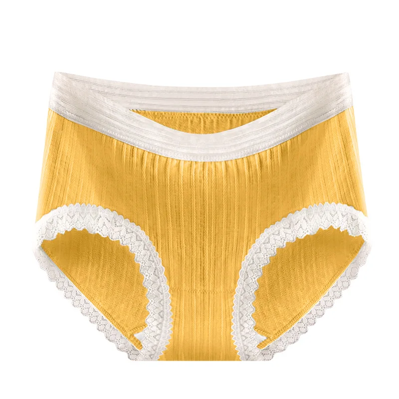 

BIONEK Lace Cotton Panties Women Ladies Underpants Girls Briefs Fashion Cotton Underwear Seamless Soft Panty Female Lingerie