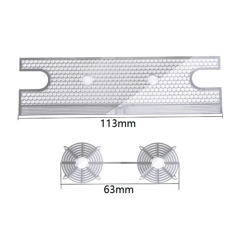 Metal Inlet Grille Cover Intake Hood Radiator Box For Traxxas TRX4 2021 Ford Bronco 1/10 RC Crawler Car Upgrade Parts | Игрушки и хобби
