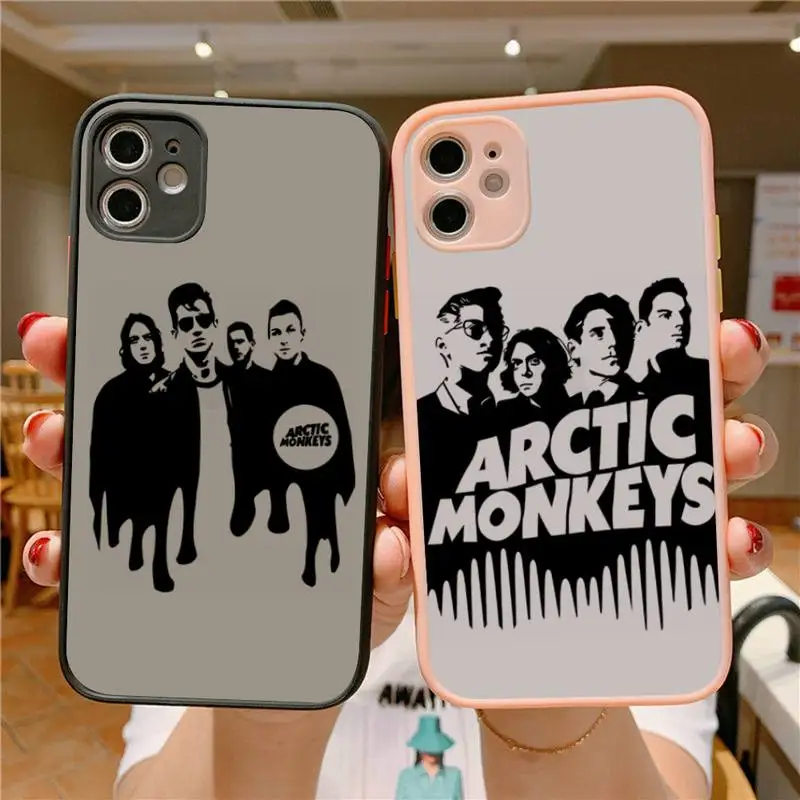 

Arctic Monkeys Special Offer Phone Case for iPhone X XR XS 7 8 Plus 11 12 13 pro MAX 13mini Translucent Matte Shockproof Case