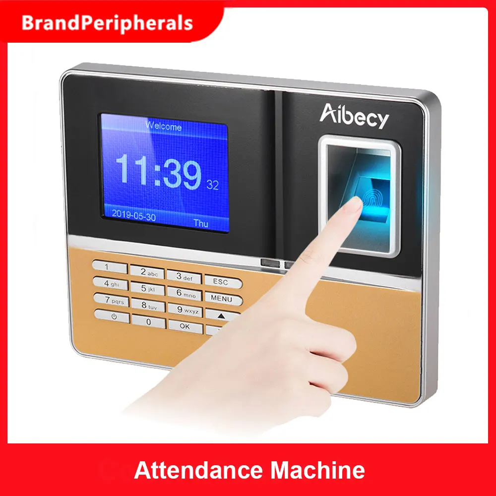 Умная биометрическая машина для отпечатков пальцев с экраном TFT 3 2 дюйма и