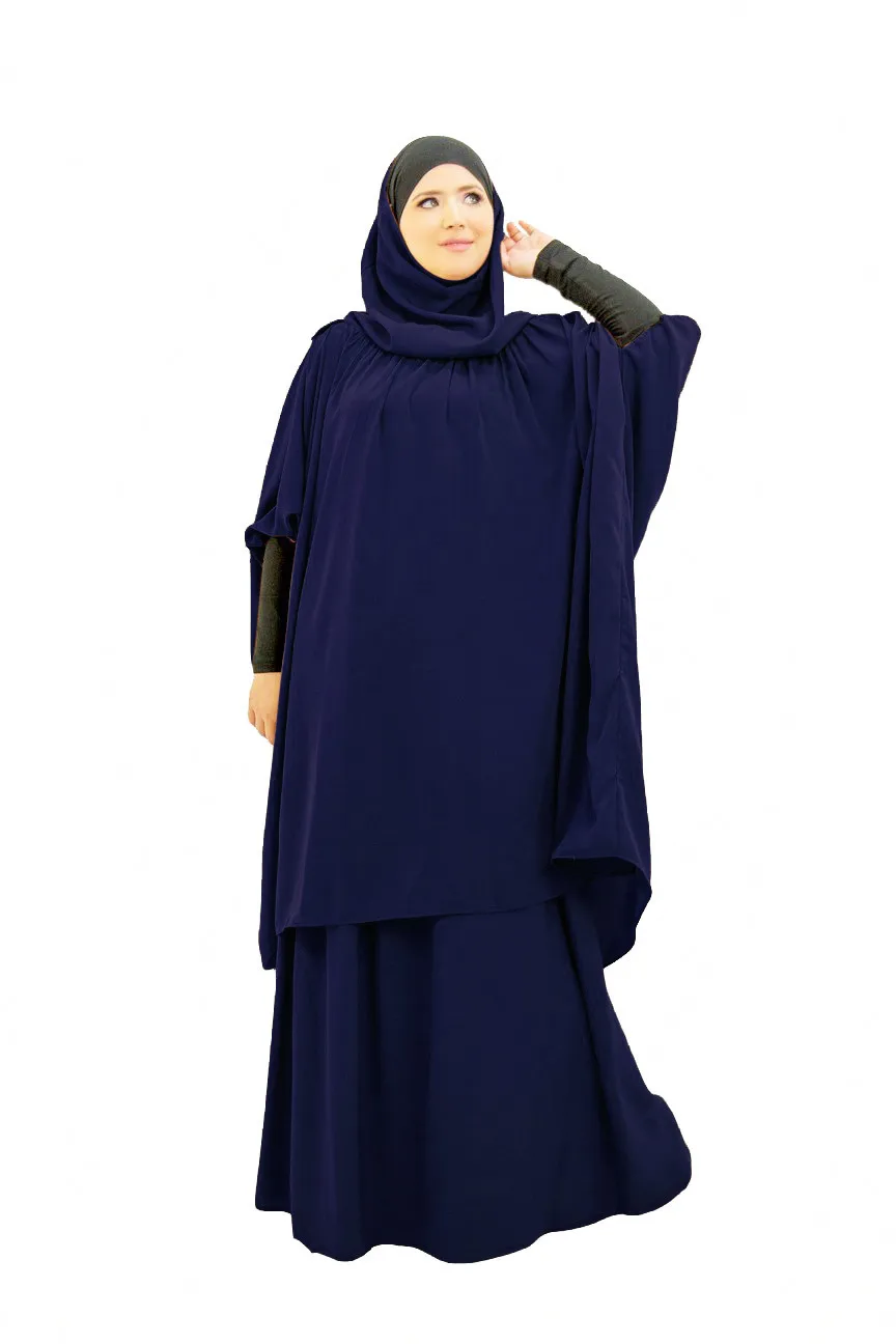 Длинное платье макси с капюшоном для мусульманской женщины химар|Мусульманская