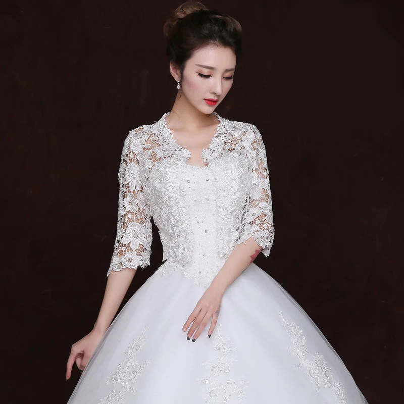 Женская свадебная накидка с кружевом Элегантная черная или белая Свадебная