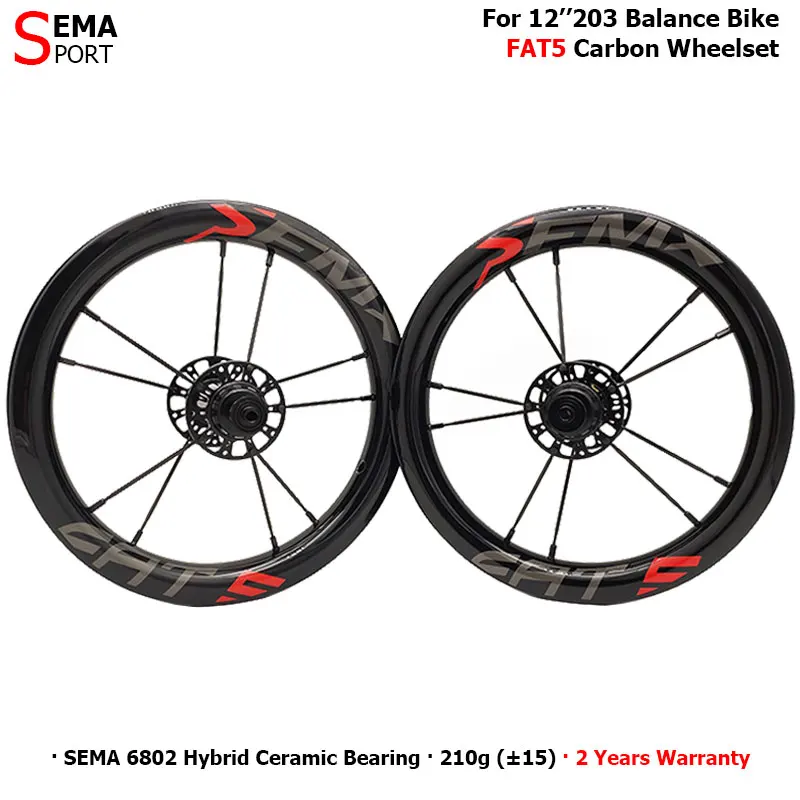 Carbon wheel SEMA FAT 5 Aero carbon set супер светильник 12 дюймов колеса с гибридным керамическим