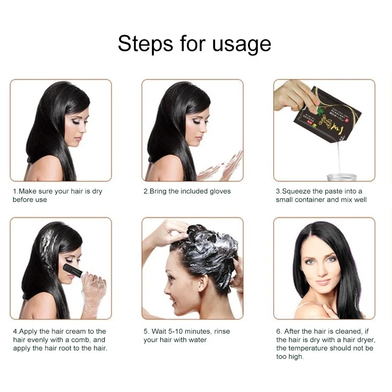 1 шт. 30 г натуральные краски для волос на основе натуральных органических