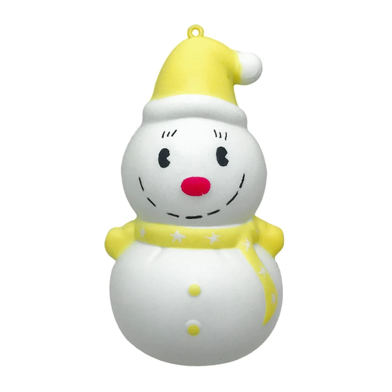 

Cute Snowman Squishy Slow Rising Squeeze Toys Soft Stretchy Scented Stress Relief Toy Xmas Decor Gifts