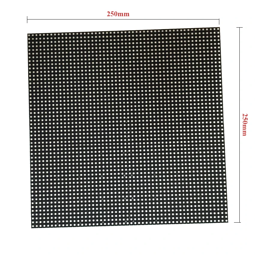 Уличный светодиодный модуль P3.91mm HD RGB 250x250 мм высококачественный полноцветный