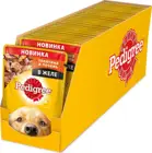 Pedigree пауч для собак (кусочки в желе), Телятина и печень, 24*85 г.