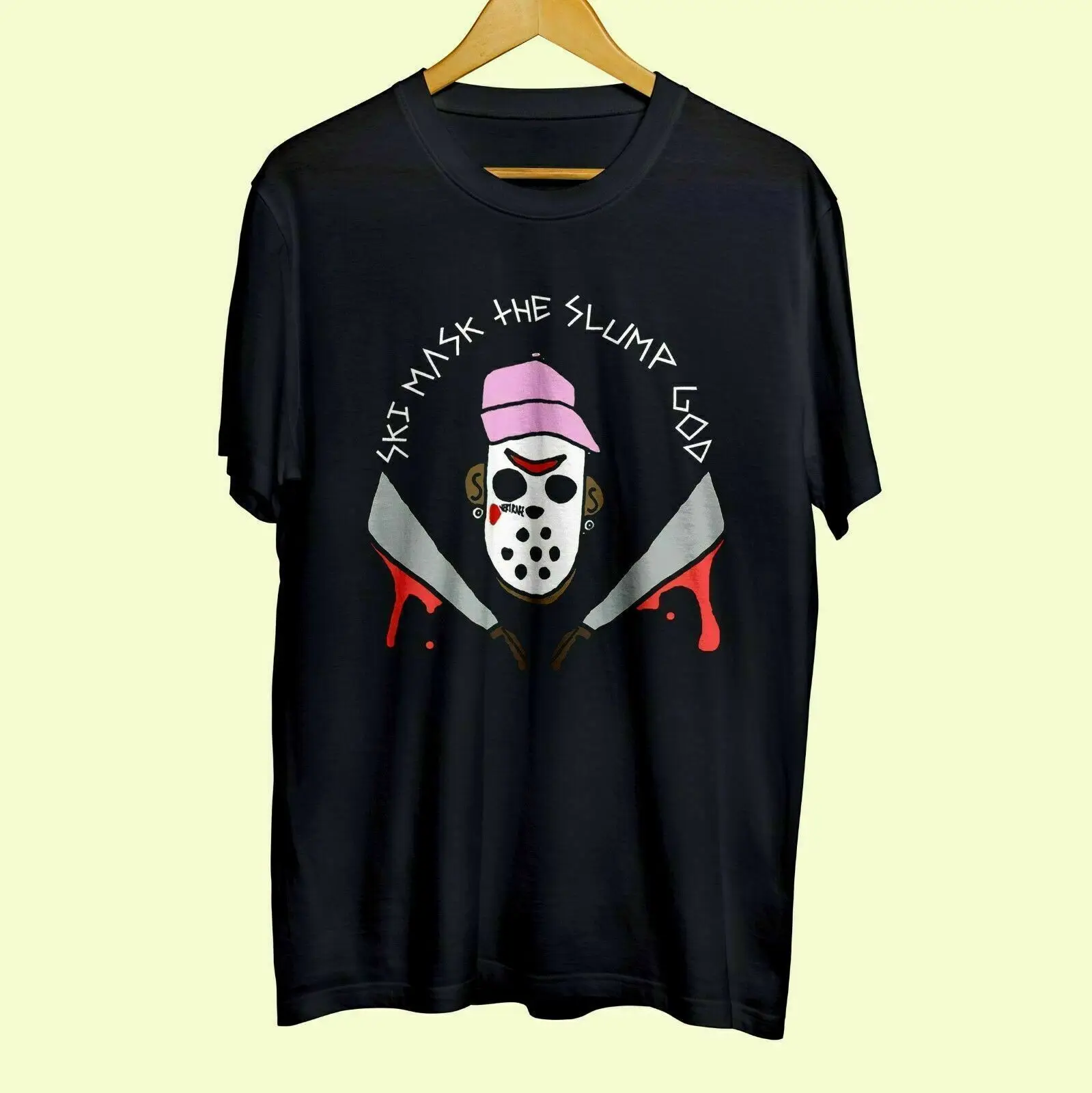 Ограниченное предложение! Neu Лыжная маска THE SLUMP GOD American Rapper футболка S-5XL 100% хлопок