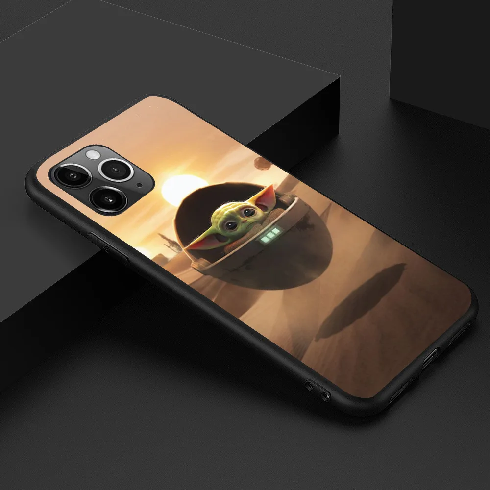 DUSH Baby yoda meme Mandalorian для iPhone 11 Pro Xs Max X Xr 7 8 6 Plus детский чехол Yoda милый силиконовый с