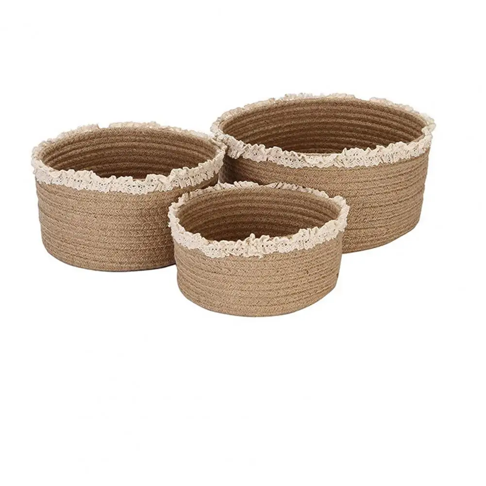 

60% Dropshipping!!3Pcs/Set Snacks Basket Skidproof Versatile Non toxicsLarge Capacity Snacks Basket for Garden