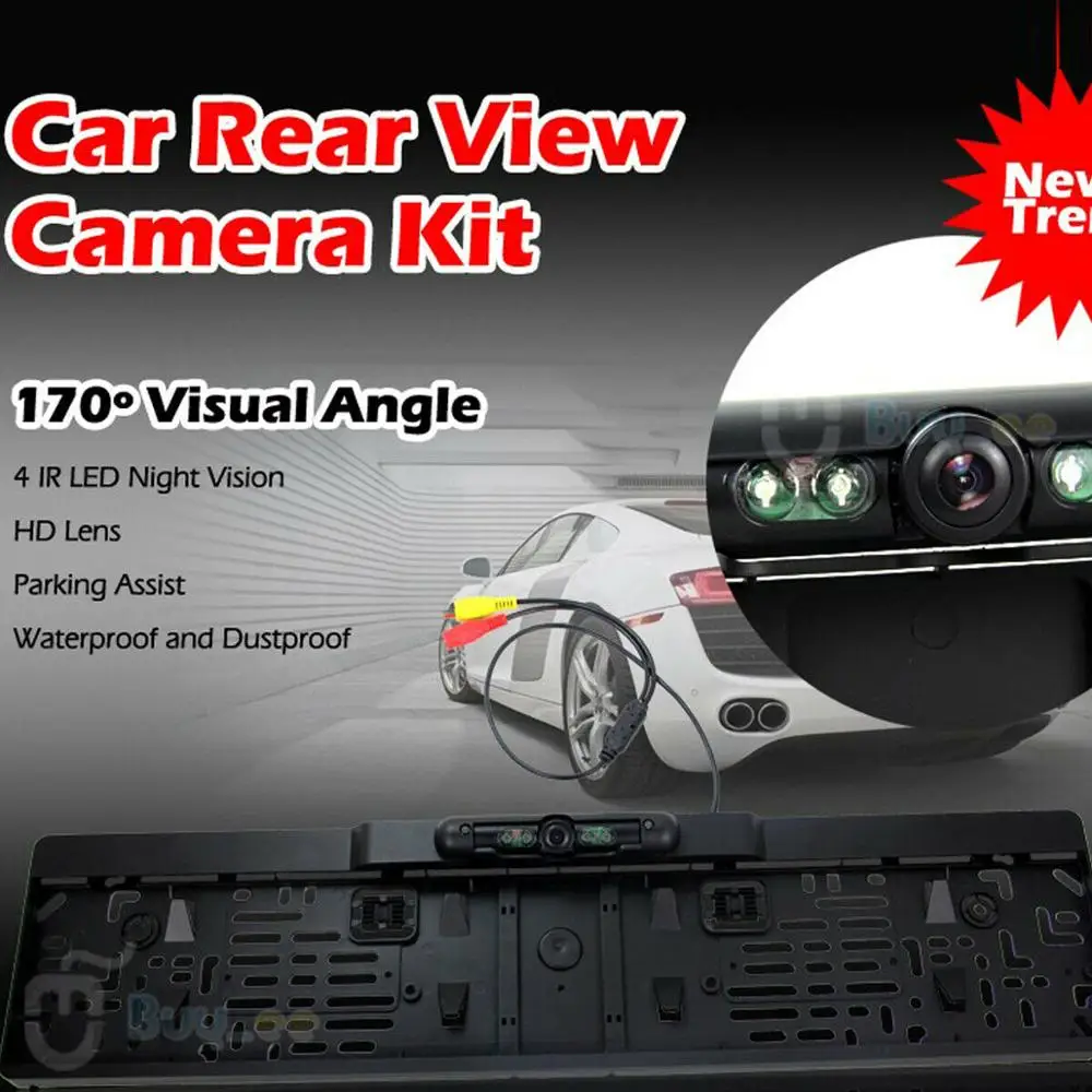 Автомобильный парктроник рамка для номерного знака европейского стандарта с