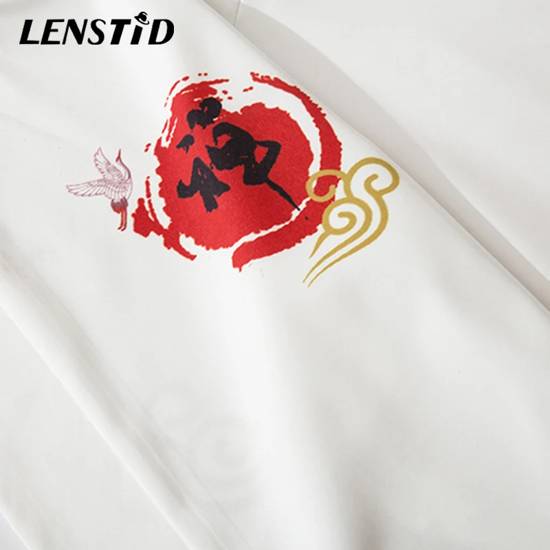 Мужское кимоно в стиле Харадзюку LENSTID китайское буддистское Кани летняя тонкая