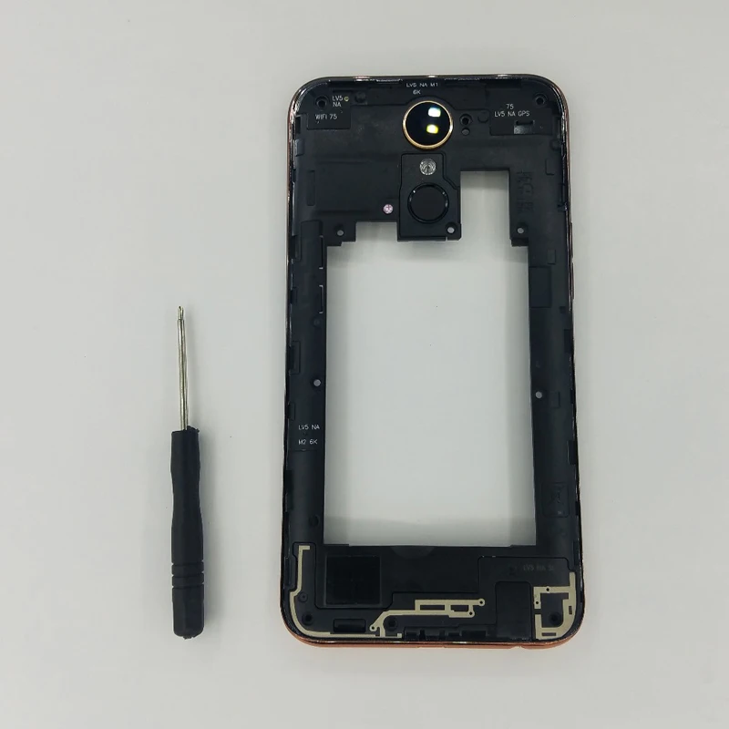 

For LG K10 2017 M250 M250N M250E M250DS Original Phone New Housing Middle Frame Chassis Cover With Camera Glass Lens Fingerprint