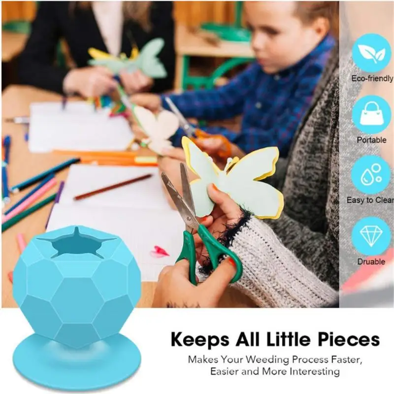 

Handicraft Waste Collector Household Suctioned Vinyl Sewing Scrap Storage Collector DIY Handicraft Weeding Scrap Collector New