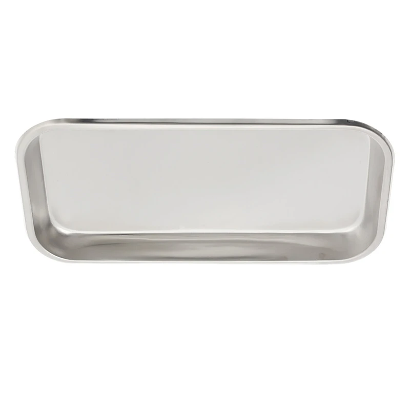 1 шт. нержавеющая сталь Хирургический медицинский прямоугольник лоток