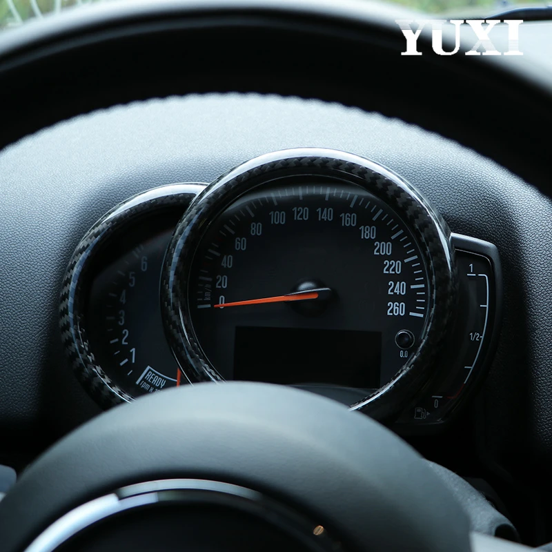 Скорость приборной панели Тахометр углеродного волокна декоративное покрытие