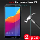 Закаленное стекло для huawei honor 7 7x7s 7c 7a pro, 2 шт., защитная пленка для экрана телефона p smart plus 2018, стекло для смартфона