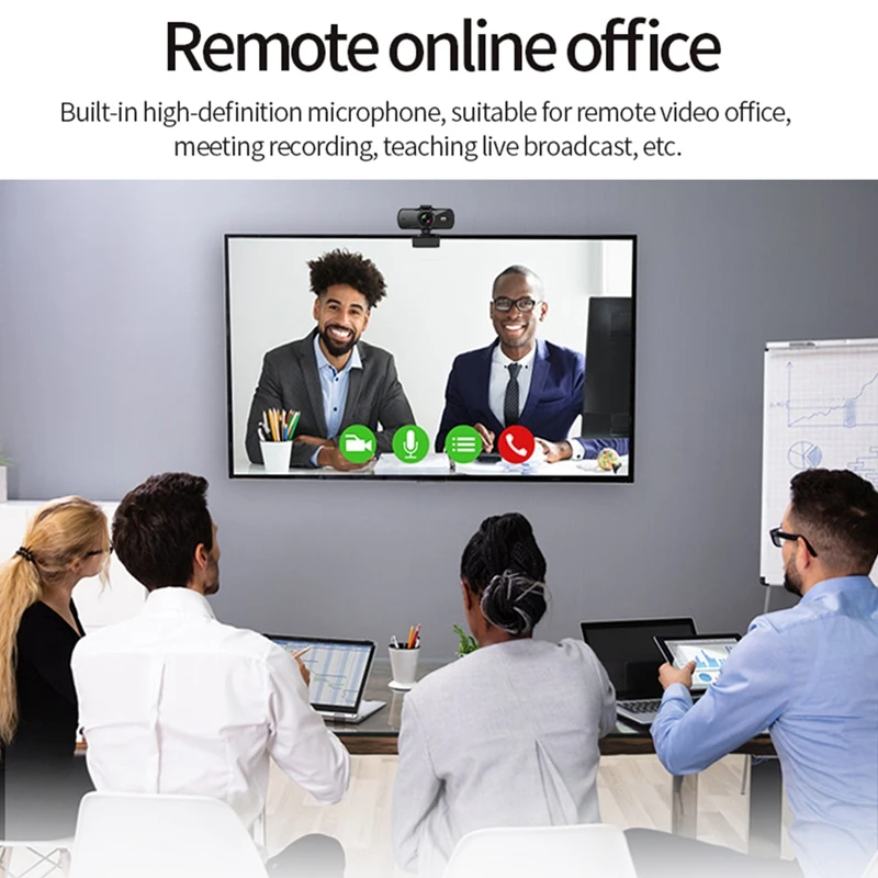 

with Microphone Cam for Mac Laptop Computer Webcam 2K Full HD Web Camera