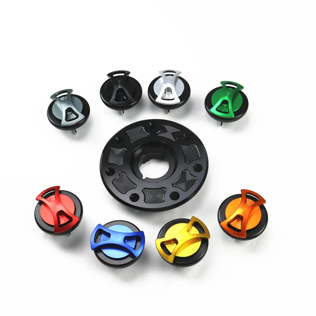 

CNC Bow-tie Gas Fuel Tank Cap Cover For Kawasaki ZX11 ZXR400 Ninja ZX ZZR