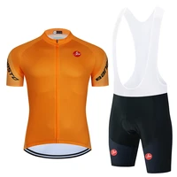 2021 new banesto pro team summer cycling jersey set bicycle clothing breathable men short sleeve shirt bike bib shorts 9d gel