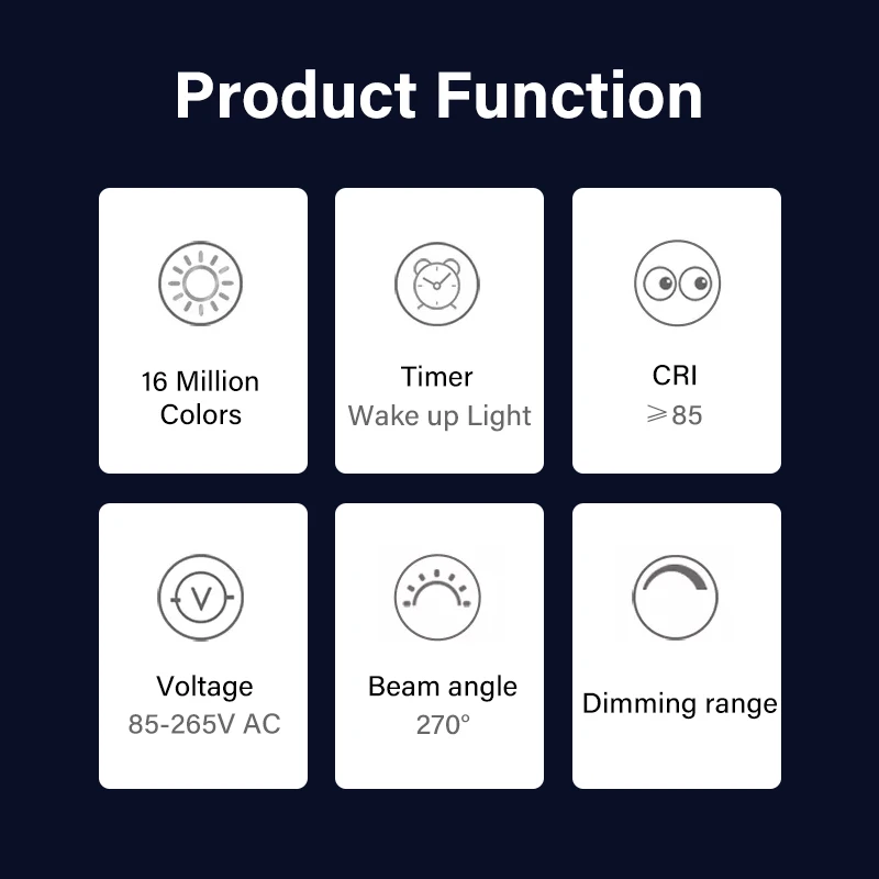 E27 Smart Control Lamp Led RGB Light Dimmable B22 E26 RGBCW Colorful Changing Bulb Lampada White Decor Home | Лампы и освещение