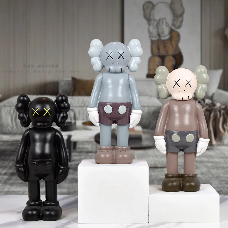 

Nordic 18CM Action Figure Newest Kawed Trend Doll Living Room Interior Resin Desktop Figurine Decor Toy Gift Children Ornaments