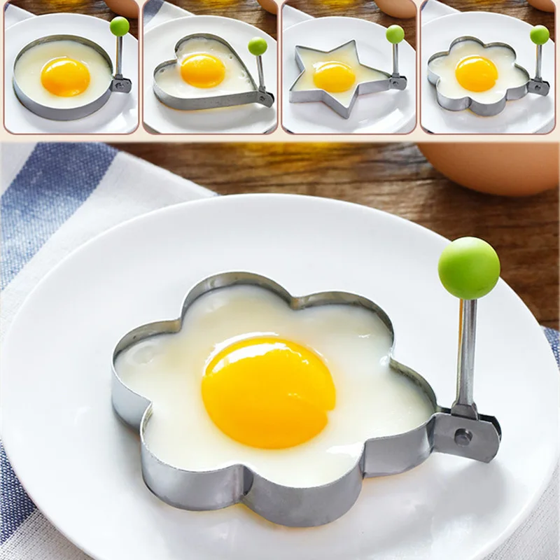

Fashion Egg Frying Machine Omelet Creative Non-Stick Kitchen Gadget High Quality Stainless Steel Omelet Fried Egg Shaper Model