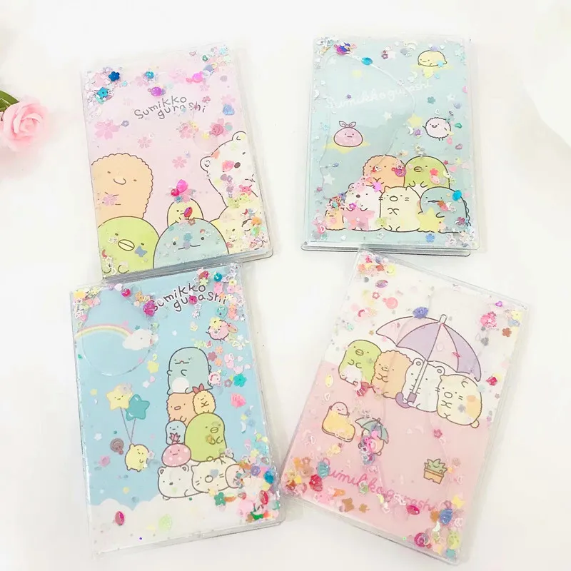 

Cute cartoon sumikko gurashi hand ledger quicksand dream diary notebook portable small book