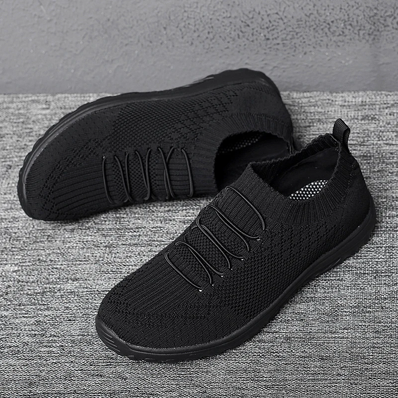 Womens Lightweight Shoes Breathable Mesh Sport Gym Sneakers Slip-On Comfortable Walking Shoes Ladies Shoes Soft Sole Flats