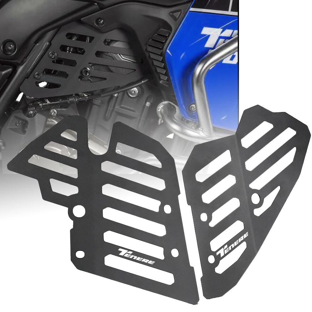 

For Yamaha XTZ700 Tenere XT700Z 2019 2020 2021 Motorcycle Alumimum Engine Guard Cover protector Crap Flap Set Tenere 700 Rall