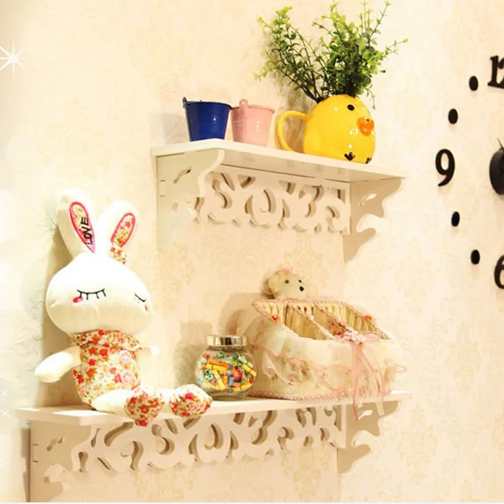 Новинка 2017 Белая настенная полка для дома S/M/L удобный держатель хранения