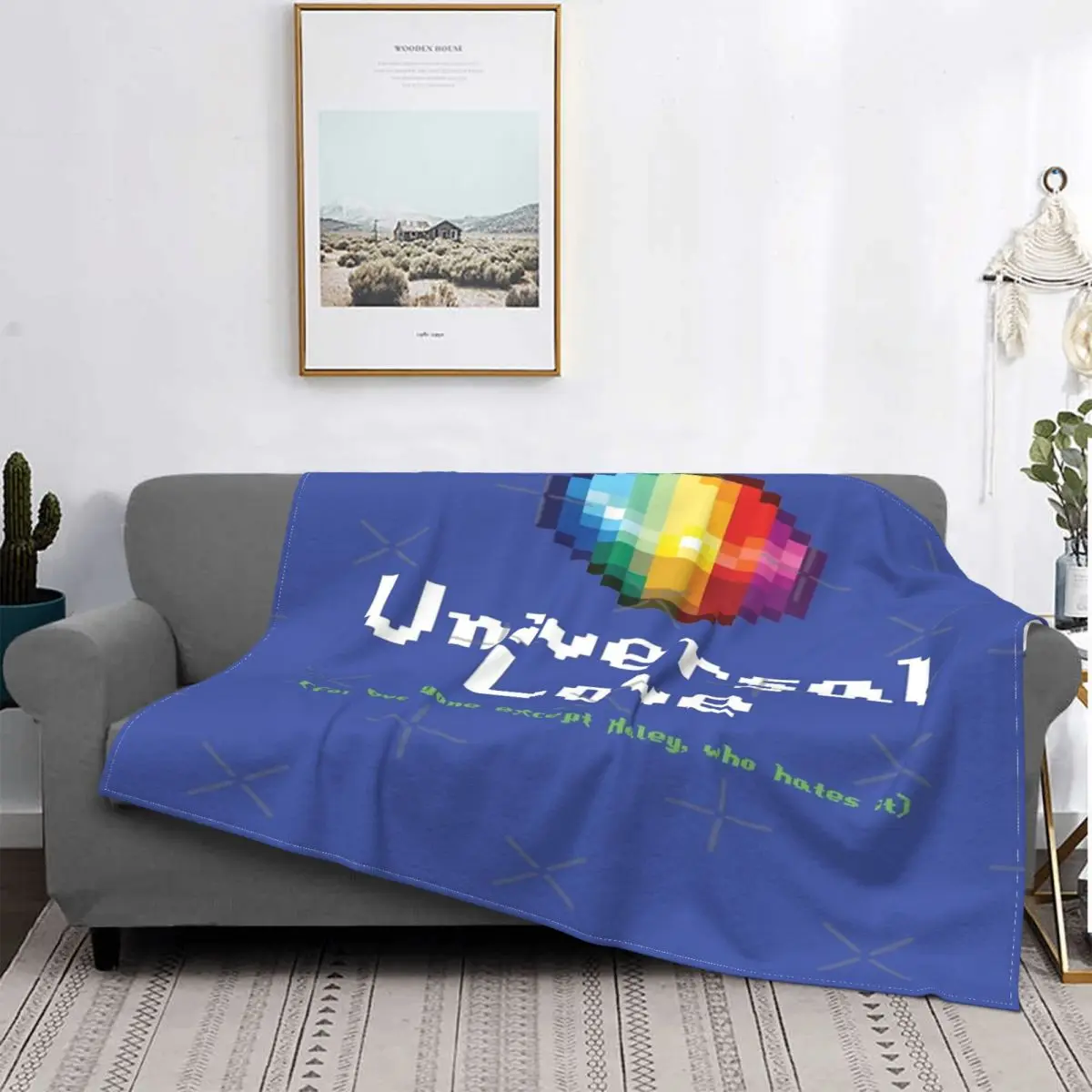 

Stardew Valley Prisma Shard-Manta Universal, para cama colcha a cuadros, toalla, manta con capucha en el sofá