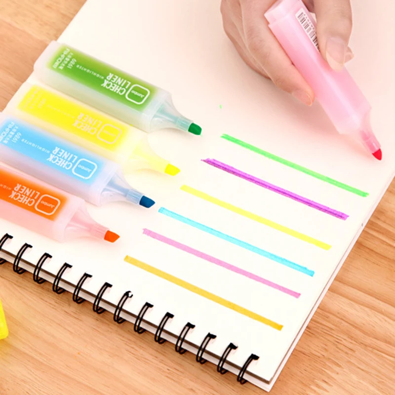 

Новый маркер яркий сахарный Цвет Маркер для рисования компактный размер маркировка для рисования канцелярские принадлежности для художес...