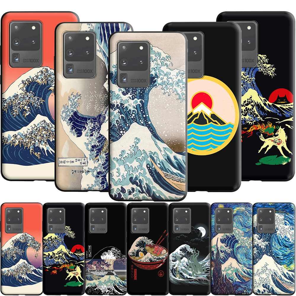 Great Wave off Kanagawa чехол для Samsung Galaxy A10 A10S A20 A20E A20S A30 A30S A40 A50 A51 A70 A71 A21S A02S A31 A42|Бамперы| |