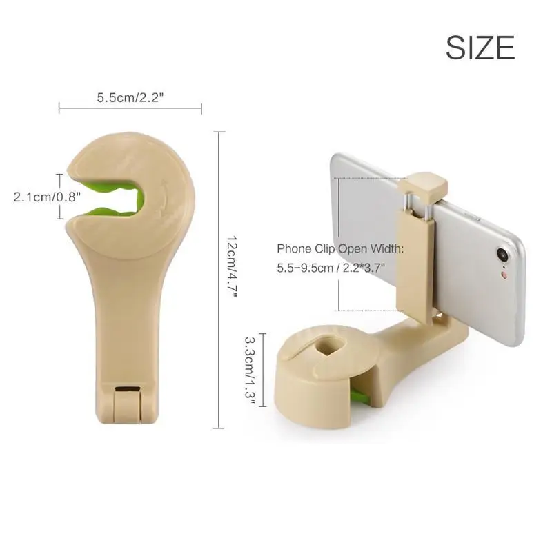 Автомобильный крючок на подголовник с держателем для телефона вешалка спинки