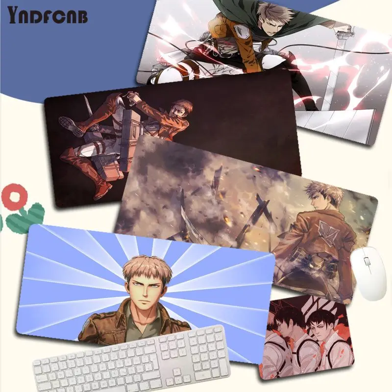 

Attack on Titan Jean Kirstein Gaming mousepad Desk Mat Size for Rubber Mousemats Deak Mat for overwatch/cs go/world of warcraft