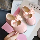 Милая Желейная цветная обувь на липучке для девочек, мягкая кожаная обувь на плоской подошве, Классическая Детская обувь для принцессы