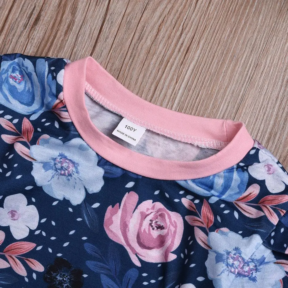 Детский комплект из 2 предметов комбинезон с длинным рукавом и розовые кружевные